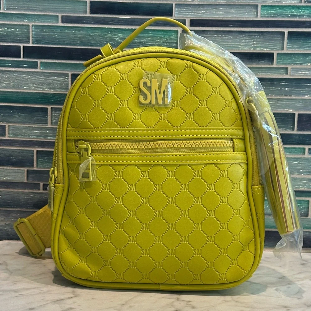 NWT Steve Madden Mini Quilted Faux Leather Backpack